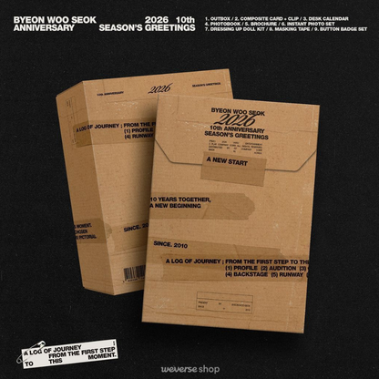 BYEON WOO SEOK 2026 10th ANNIVERSARY SEASON'S GREETINGS