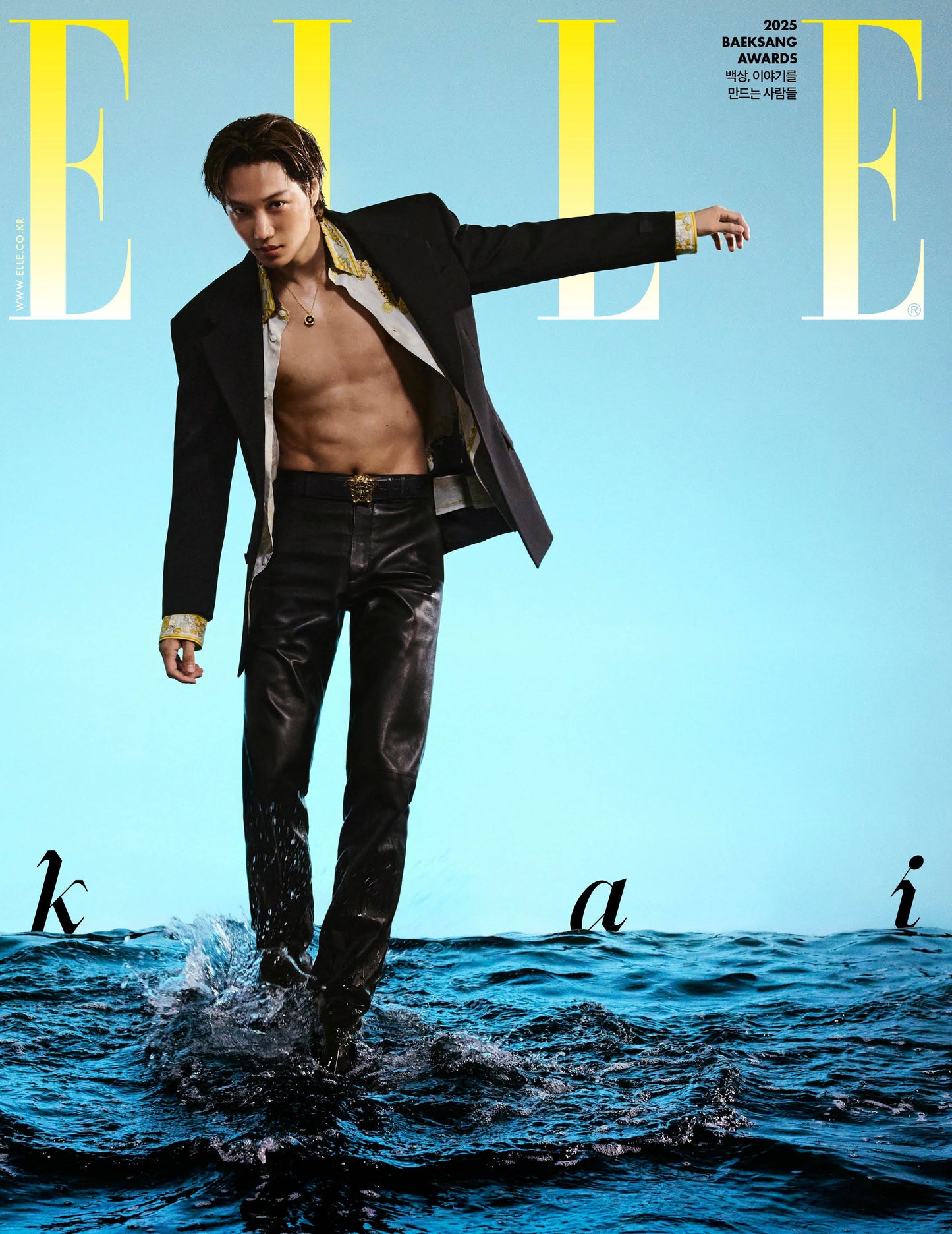ELLE KOREA MAGAZINE JUNE 2025 COVER : EXO KAI
