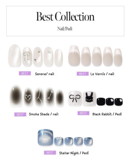 Ive Wonyoung X Dashing Diva Magic Press Design Nails/Pedis