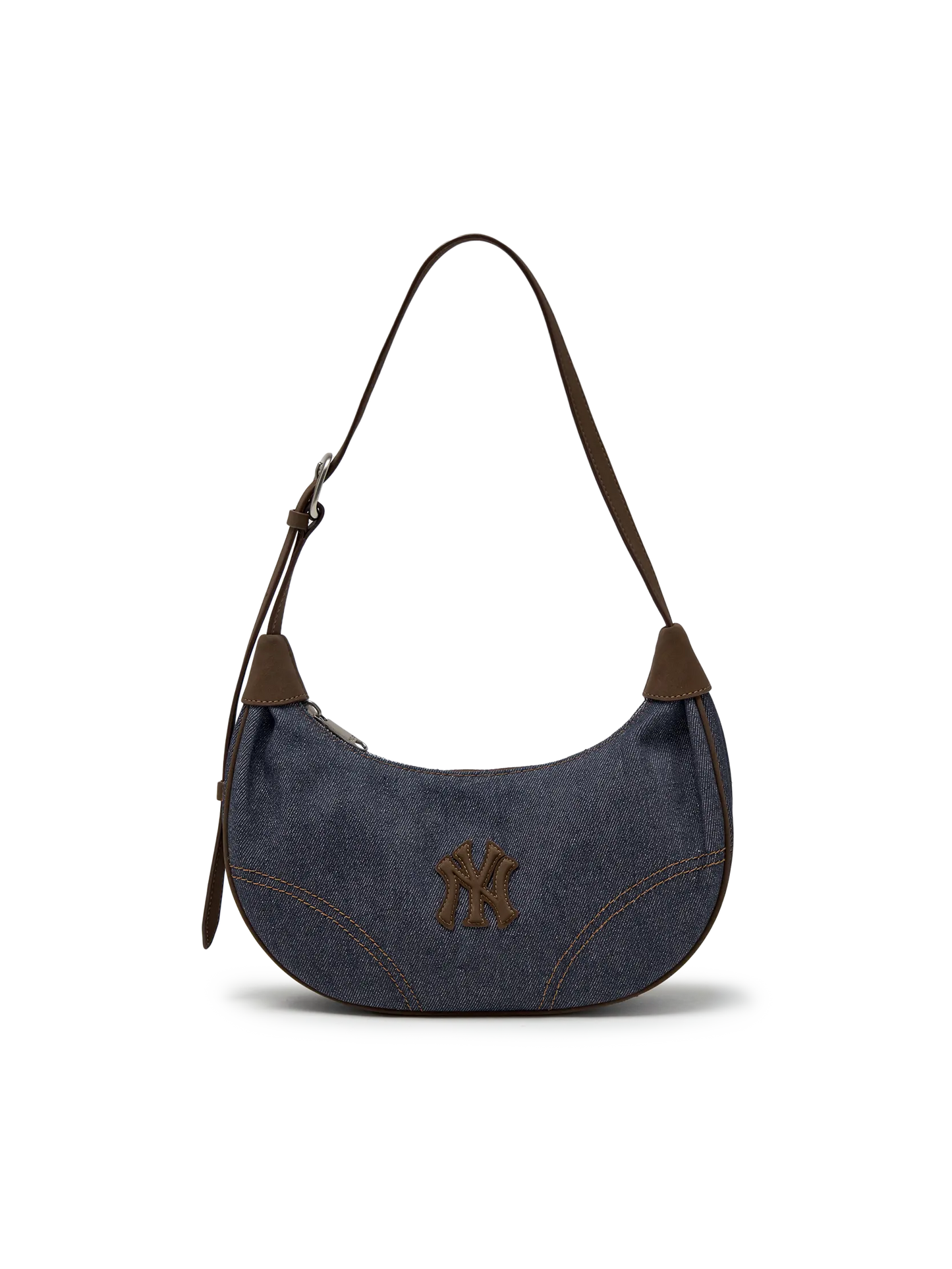 [Aespa Karina Pick] MLB Denim Hobo Bag New York Yankees