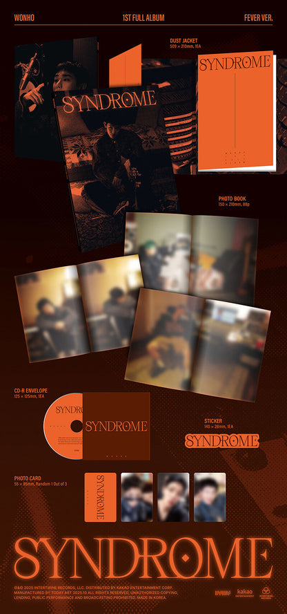Monsta X WONHO - 'SYNDROME' 1ST FULL ALBUM