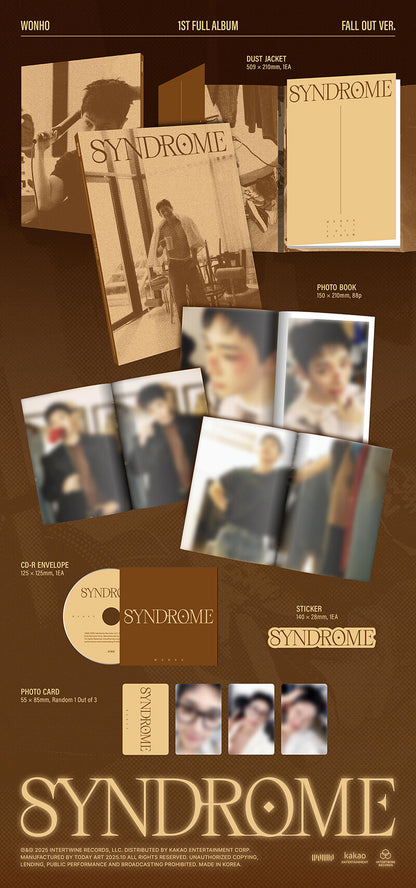 Monsta X WONHO - 'SYNDROME' 1ST FULL ALBUM
