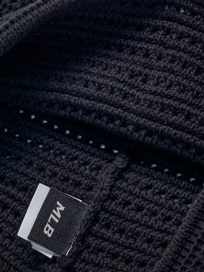 [Aespa Karina Pick] 26SS MLB Summer Crochet Meow Beanie Boston Red Sox