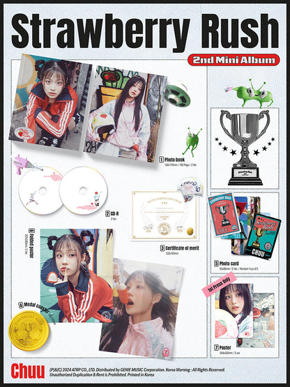CHUU - 2nd Mini Album Strawberry Rush