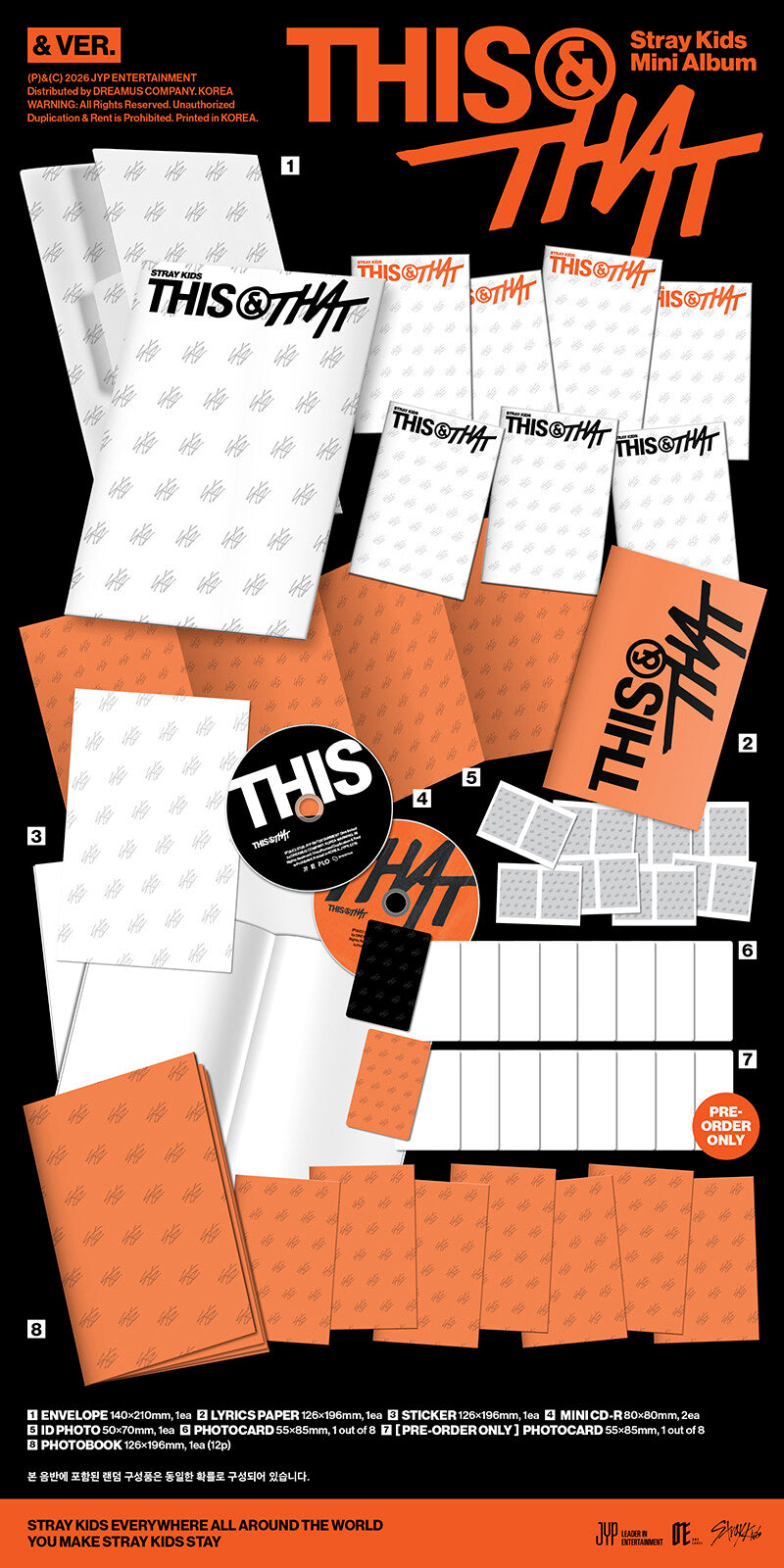 STRAY KIDS - [This & That] 10th Mini Album (with Special Gift)