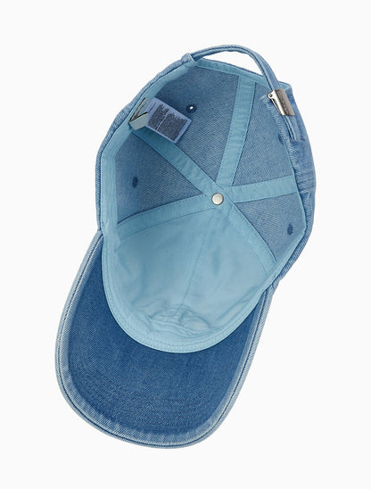 [BTS Jungkook Worn] Calvin Klein Jeans Unisex Monogram Denim Embroidered Ball Cap
