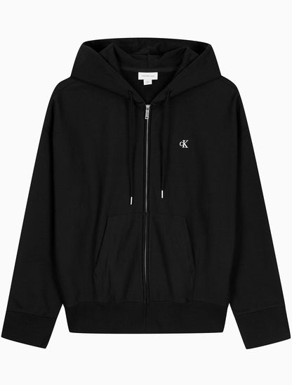 [BTS Jungkook Worn] Calvin Klein Men's Premium Terry Archive Hooded Zip-Up
