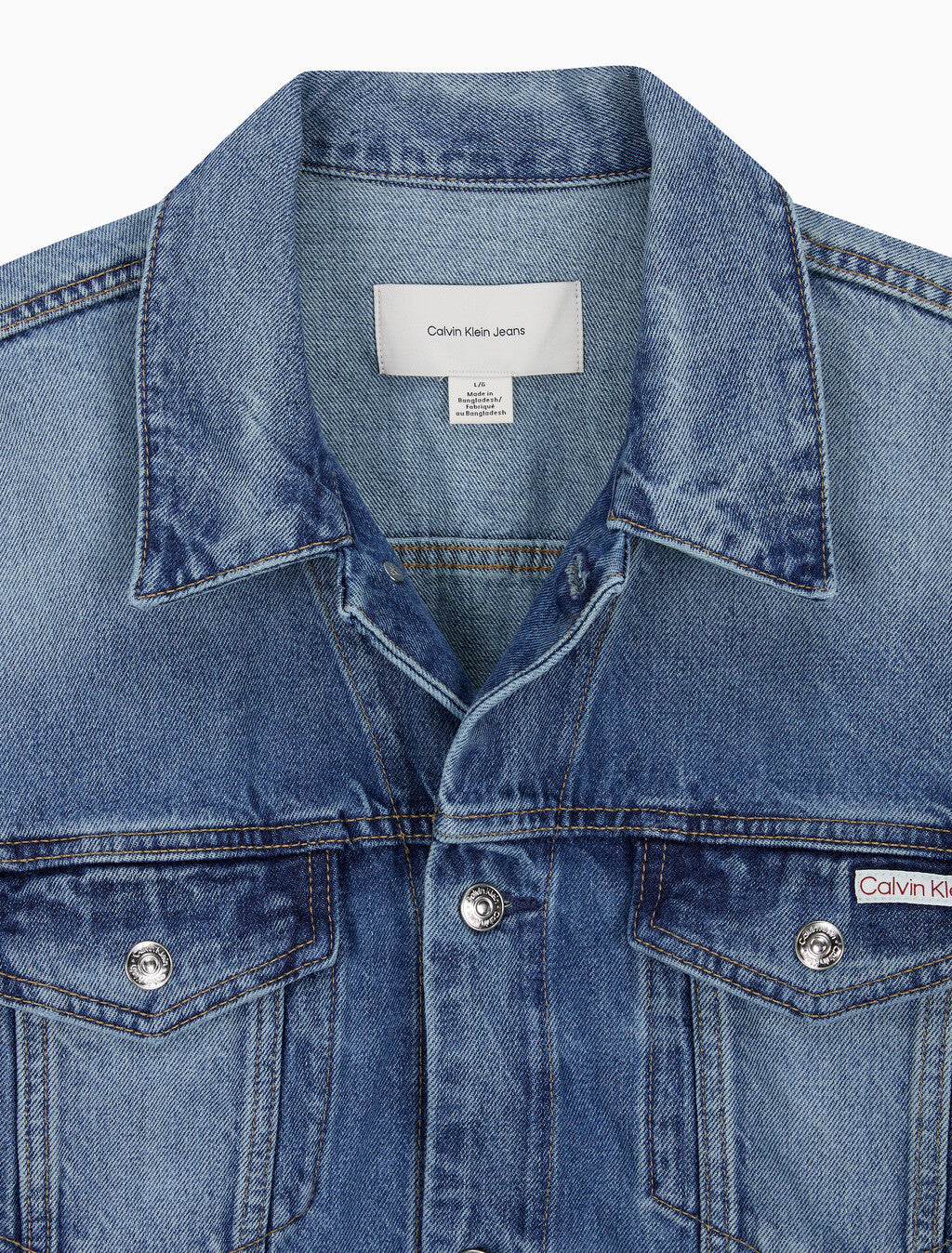 [BTS Jungkook Pick] 25FW Calvin Klein Men's 90s Indigo Citrine Trucker