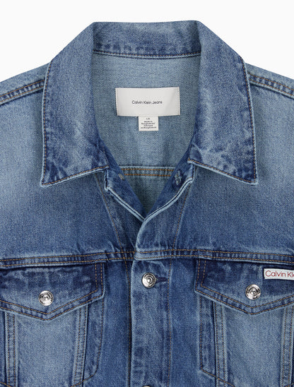 [BTS Jungkook Pick] 25FW Calvin Klein Men's 90s Indigo Citrine Trucker