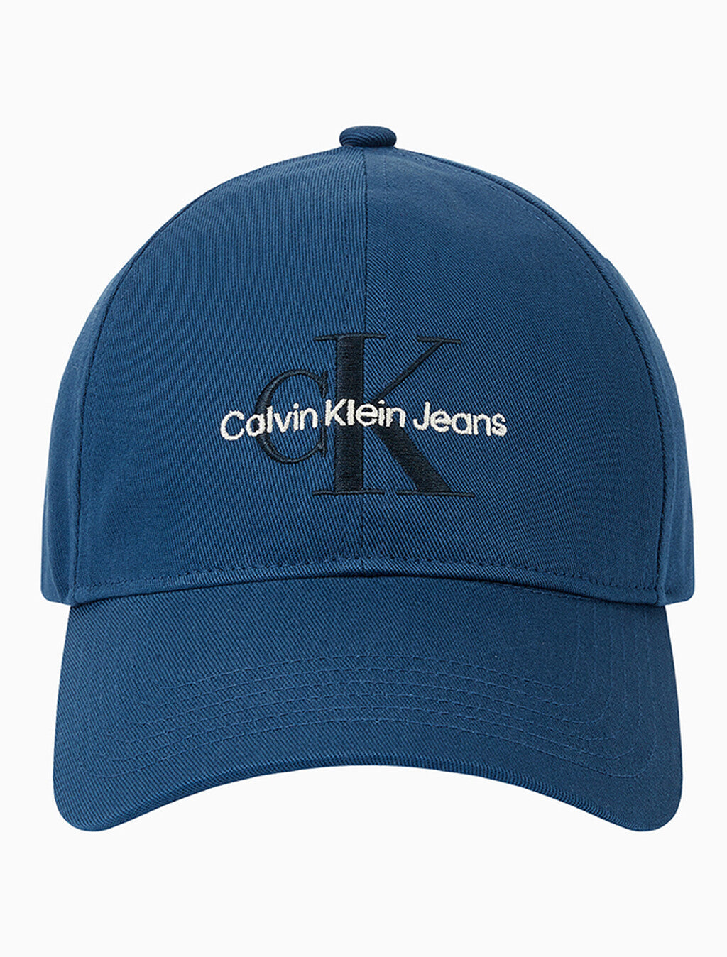 [BTS Jungkook Worn] Calvin Klein Jeans Unisex Monogram Embroidered Ball Cap