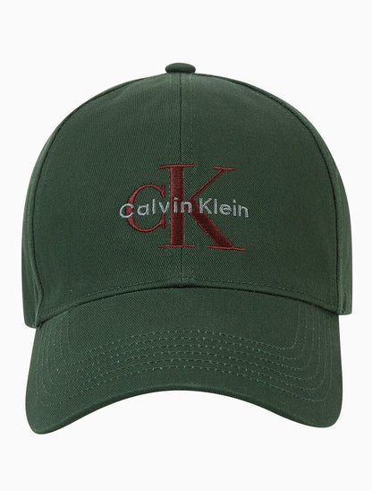 [BTS Jungkook Worn] Calvin Klein Jeans Unisex Monogram Embroidered Ball Cap