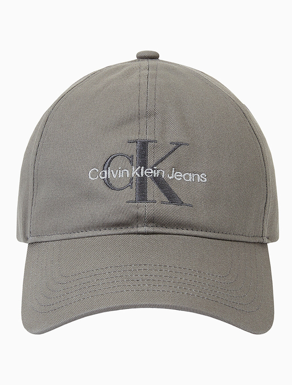 [BTS Jungkook Worn] Calvin Klein Jeans Unisex Monogram Embroidered Ball Cap
