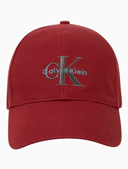 [BTS Jungkook Worn] Calvin Klein Jeans Unisex Monogram Embroidered Ball Cap
