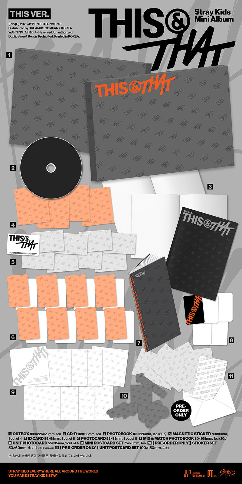 STRAY KIDS - [This & That] 10th Mini Album (with Special Gift)