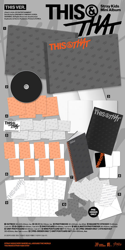 STRAY KIDS - [This & That] 10th Mini Album (with Special Gift)