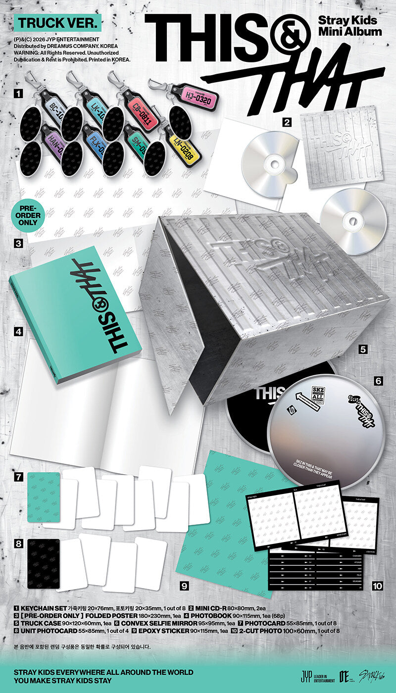 STRAY KIDS - [This & That] 10th Mini Album (with Special Gift)