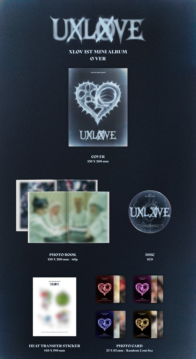 XLOV - 1st Mini Album - UXLXVE (UNLOVE) – SEOUL TERRACE