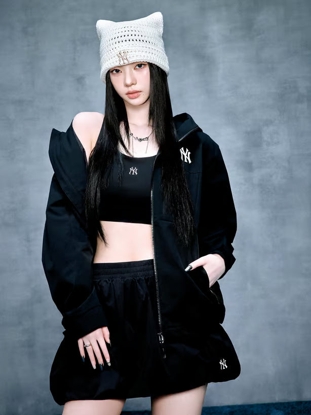 [Karina PICK] MLB Lightweight Cotton Touch Balloon Cargo Mini Skirt New York Yankees