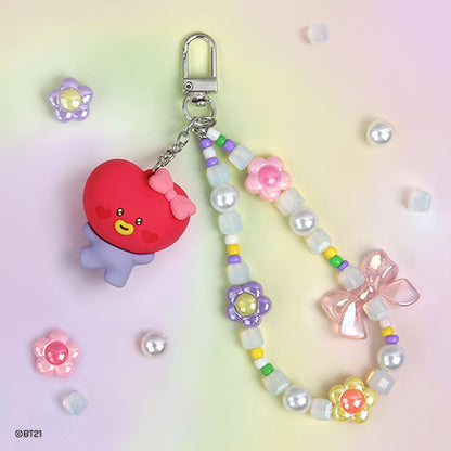 BTS BT21 Monopoly Beads Strap Keyring