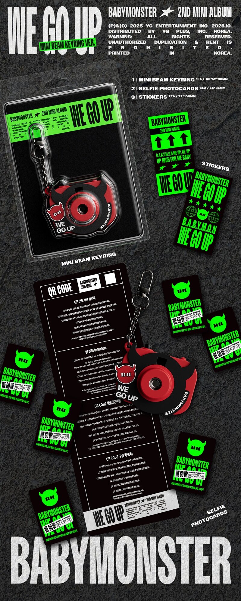 BABYMONSTER - [WE GO UP]  2nd MINI ALBUM