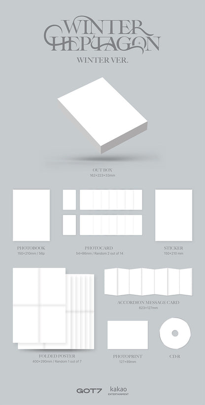 GOT7 - Winter Heptagon Mini Album (with Pre-Order Gift)