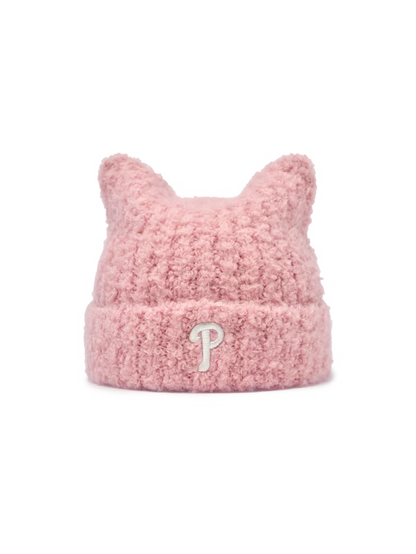 [RESCENE X MLB] 26FW  Plush Meow Beanie