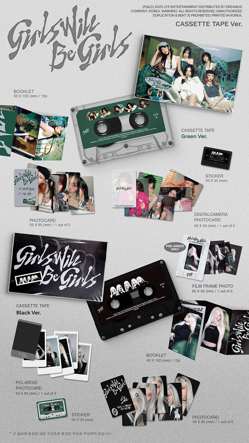 ITZY - Girls Will Be Girls [Cassette Tape Ver.]
