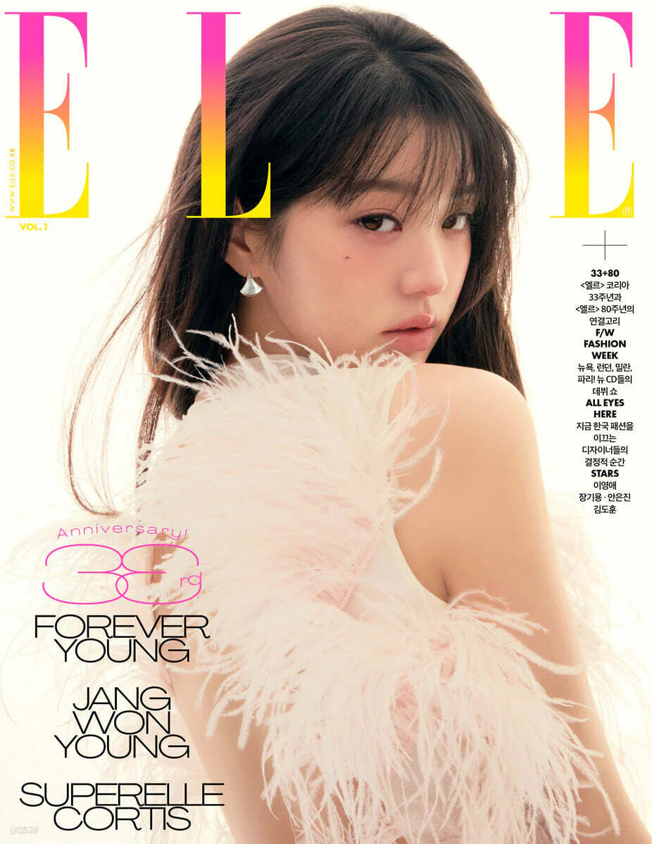 ELLE KOREA MAGAZINE 2025 NOVEMBER COVER : IVE JANG WONYOUNG