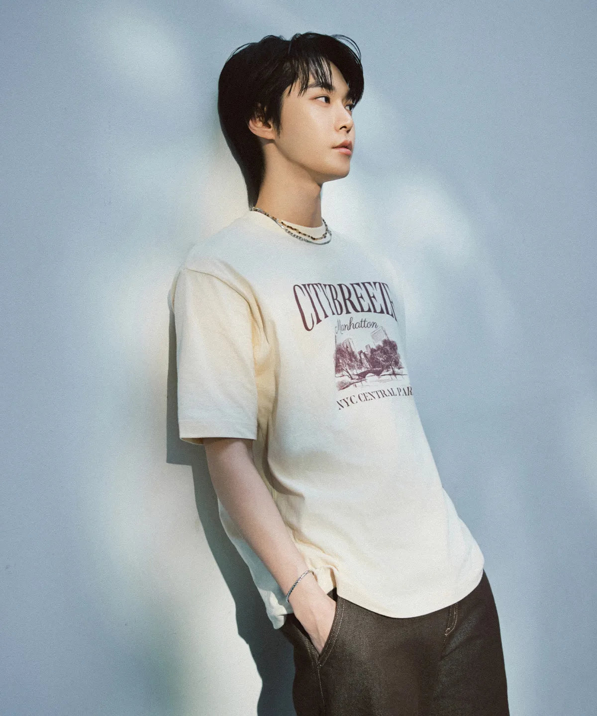 CITYBREEZE★NCT ドヨン着用★Central Graphic Short Sleeve T NCT Doyoung x CITYBREEZE Central Graphic Half Sleeve T-Shirt