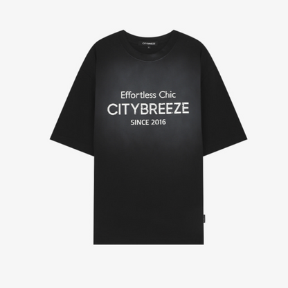 citybreeze☆CENTRAL GRAPHIC SHORT SLEEVE T-SHIRT NCT Doyoung x CITYBREEZE Smudge Washing Short Sleeve T-Shirt