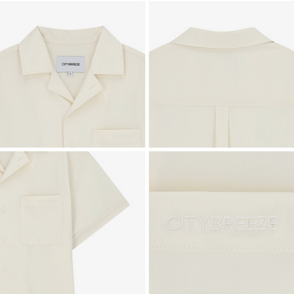 NCT Doyoung x CITYBREEZE Wrinkle-Free Overfit Short Sleeve Shirt (3 Colors)