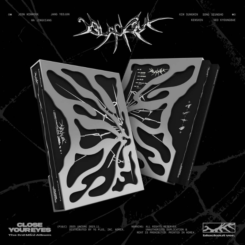 CLOSE YOUR EYES with their 3rd Mini Album ‘blackout’