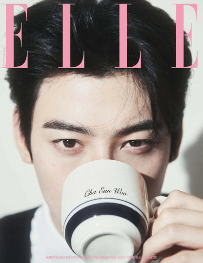 ELLE KOREA MAGAZINE FEBRUARY 2025 COVER : CHA EUN WOO