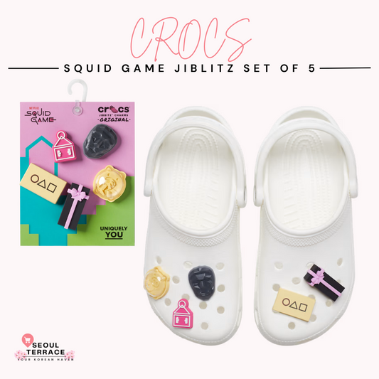 CROCS JIBBITZ CHARMS ORIGINAL - SQUID GAME EDITION  SET (5EA)