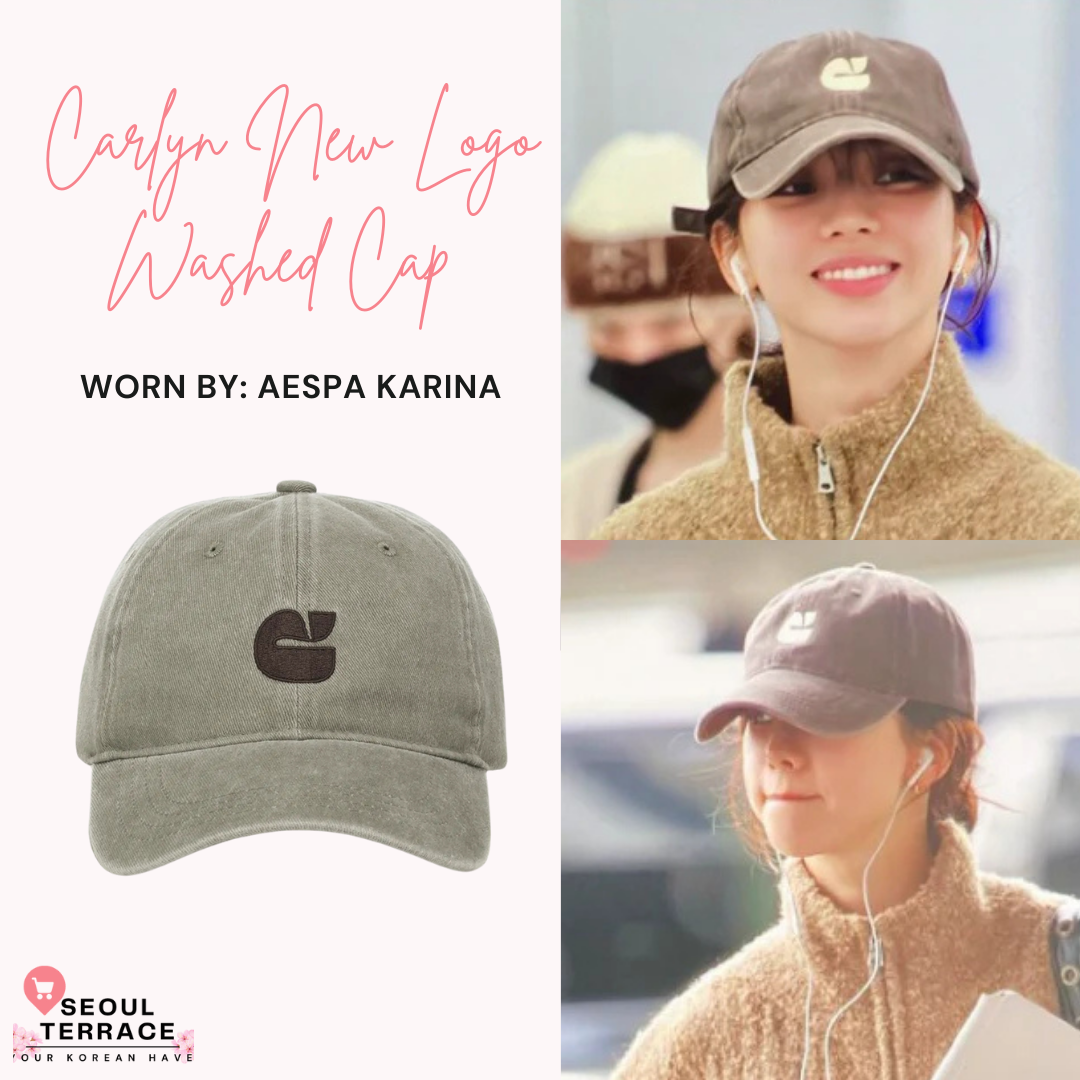 Carlyn New Logo Washed Cap - Worn by aespa Karina