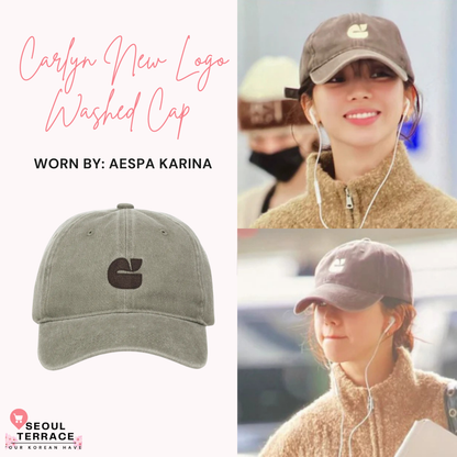 Carlyn New Logo Washed Cap - Worn by aespa Karina