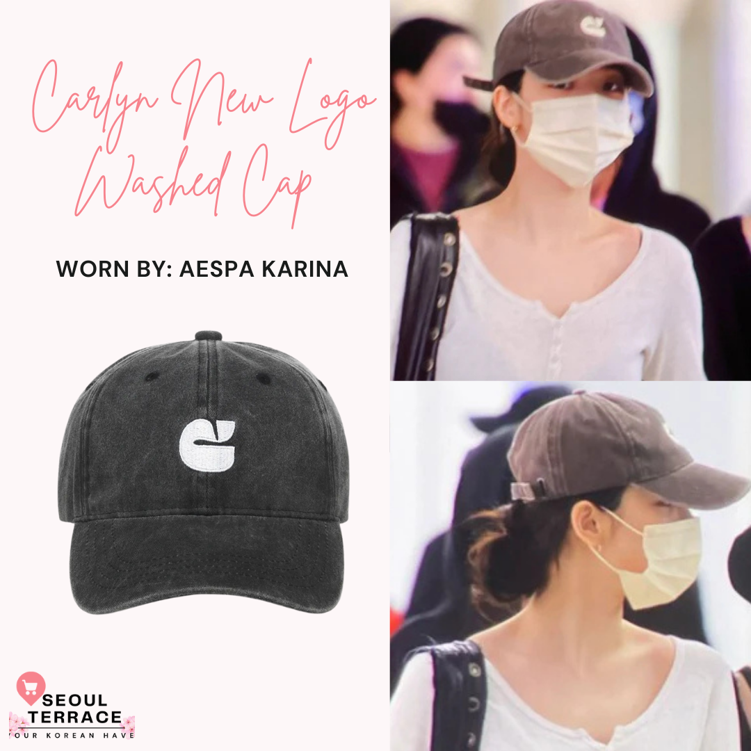 Carlyn New Logo Washed Cap - Worn by aespa Karina