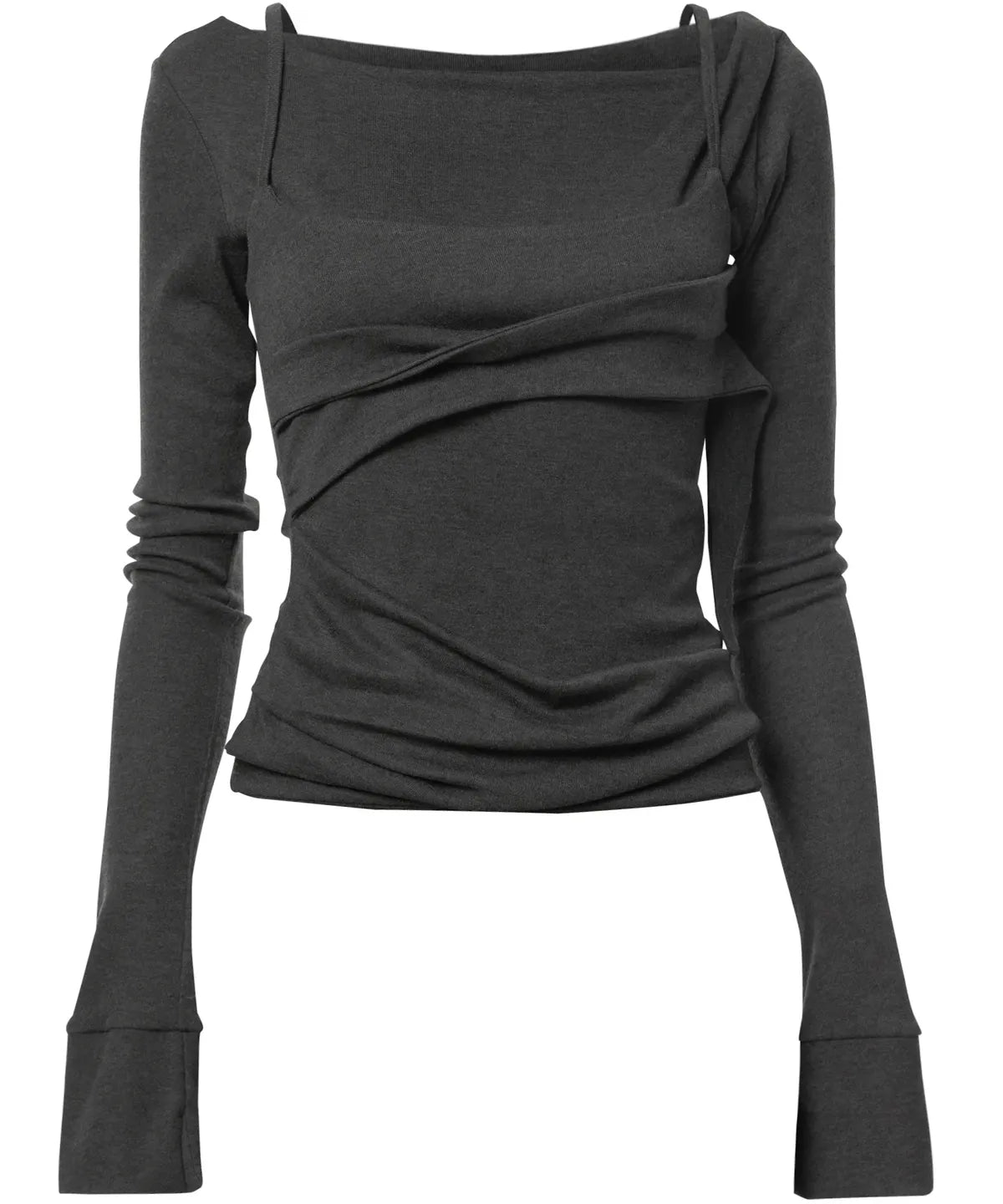 Flare Up Layered Bustier Long Sleeve