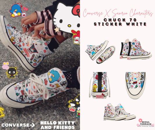[Converse X Sanrio Characters] Chuck 70 Sticker White