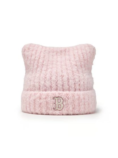 [Karina Pick] 25FW MLB Plush Meow Beanie New York Yankees