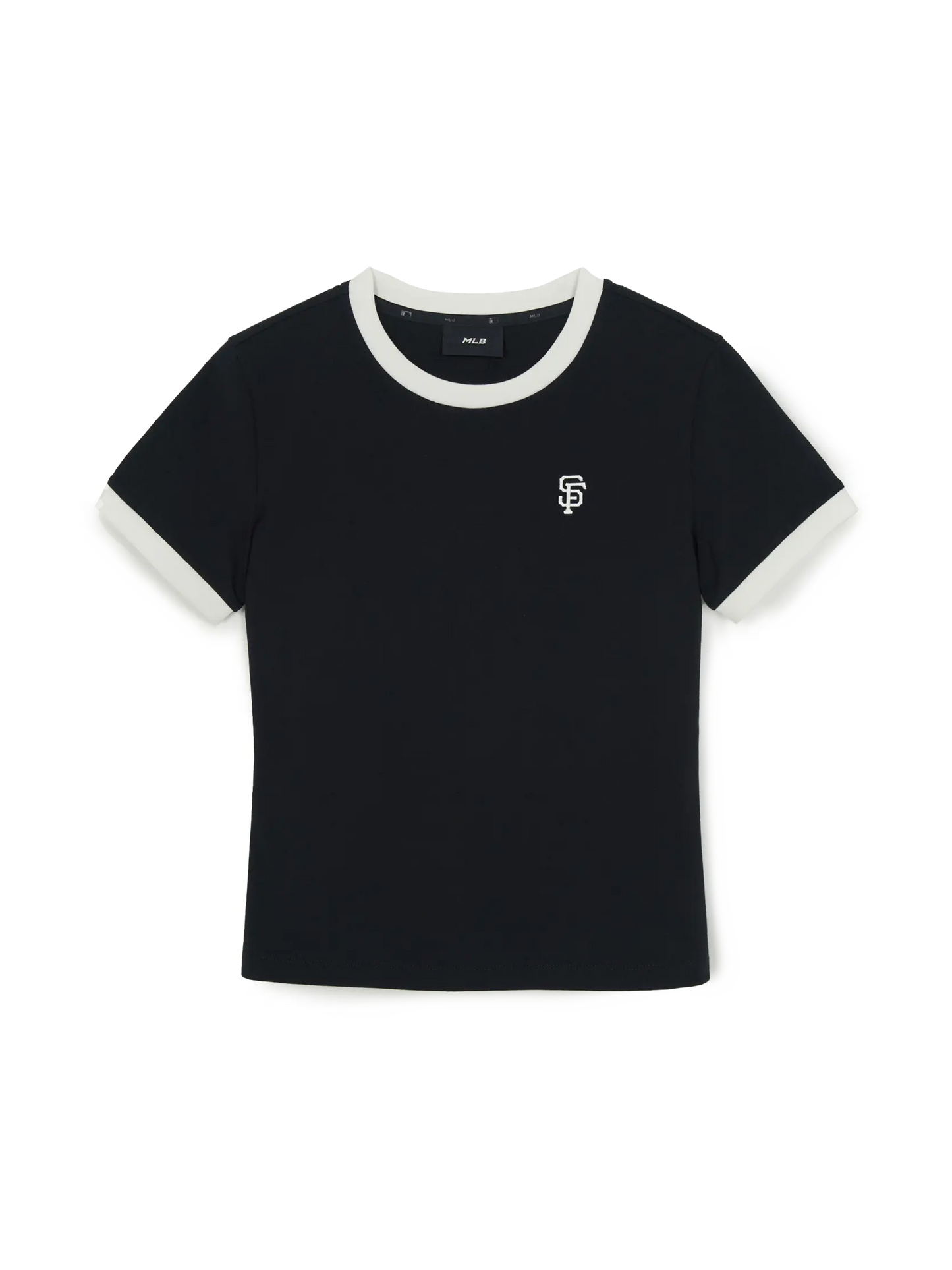 [Aespa Karina Worn] 26 Summer MLB Women's Basic Small Logo Ringer T-shirt