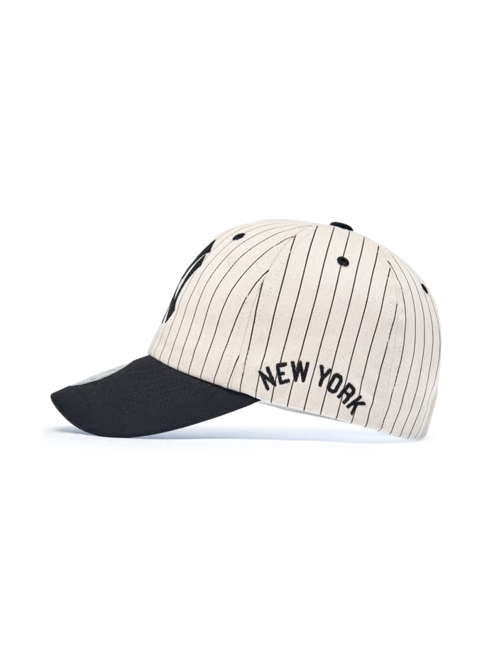 [Karina Pick] 25FW MLB Signature Stripe Unstructured Ball Cap