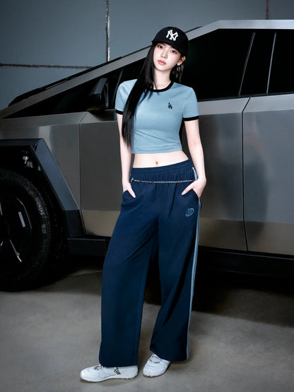 [Aespa karina Worn] 26 Summer MLB Street Sportive Taped Wide Pants