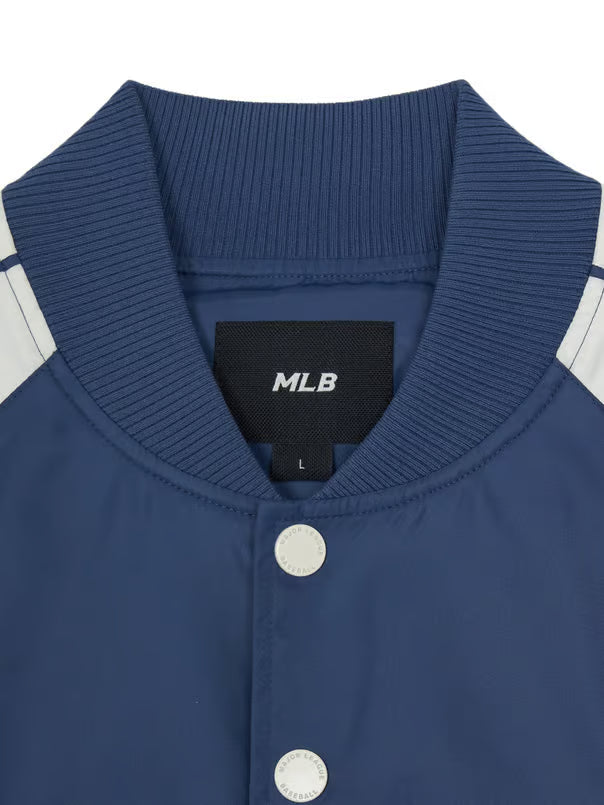 [Aespa Karina & TWS Pick] 26SS MLB Nylon Front Cursive Varsity Jacket – New York Mets