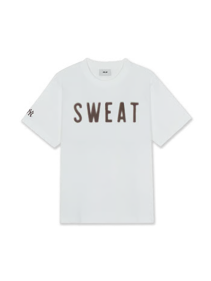 [MLB X KISS OF LIFE] SWEAT Semi-Oversized Short Sleeve T-shirt