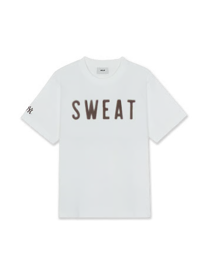 [MLB X KISS OF LIFE] SWEAT Semi-Oversized Short Sleeve T-shirt
