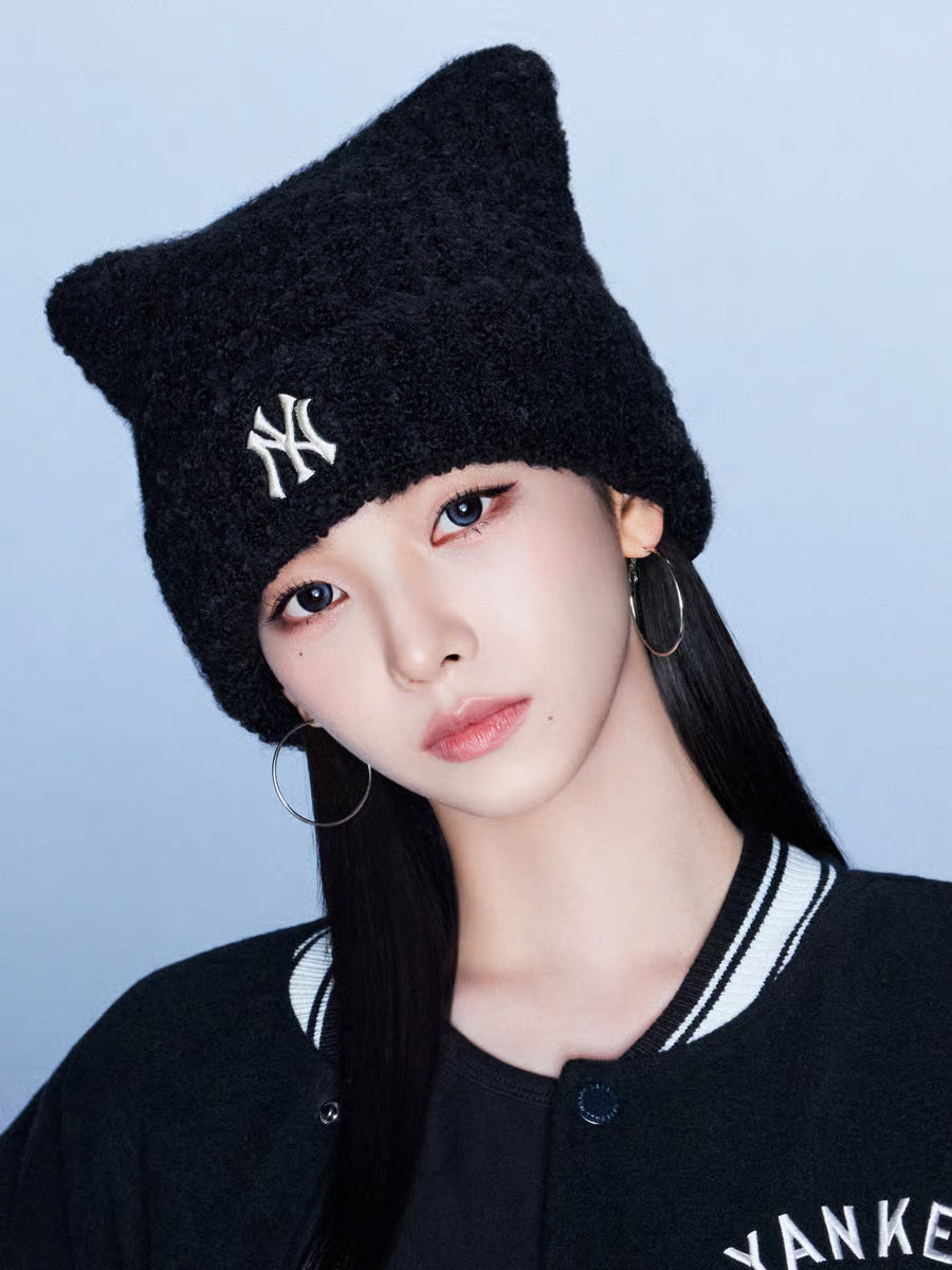 [Aespa Karina Pick] 26FW Plush Meow Beanie