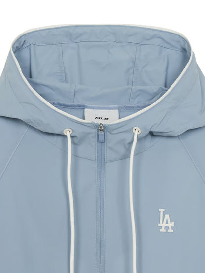 [Aespa Karina Pick] 26SS MLB Women's Sporty Culsive Logo Hooded Windbreaker LA Dodgers