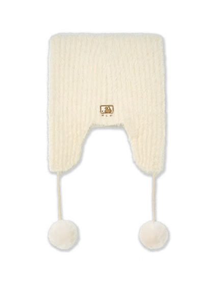 MLB 26FW Fur Meow Earflap Beanie
