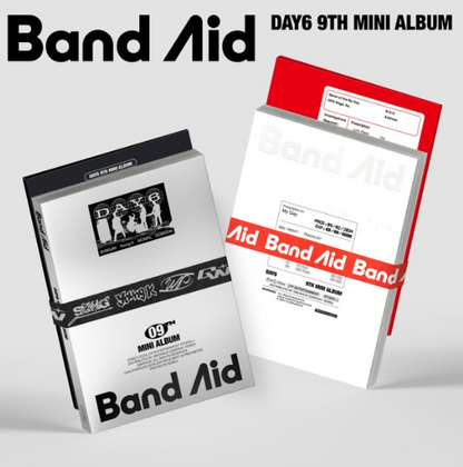 DAY6 9th Mini Album Band Aid (Rock Band ver., Band Aid ver.)